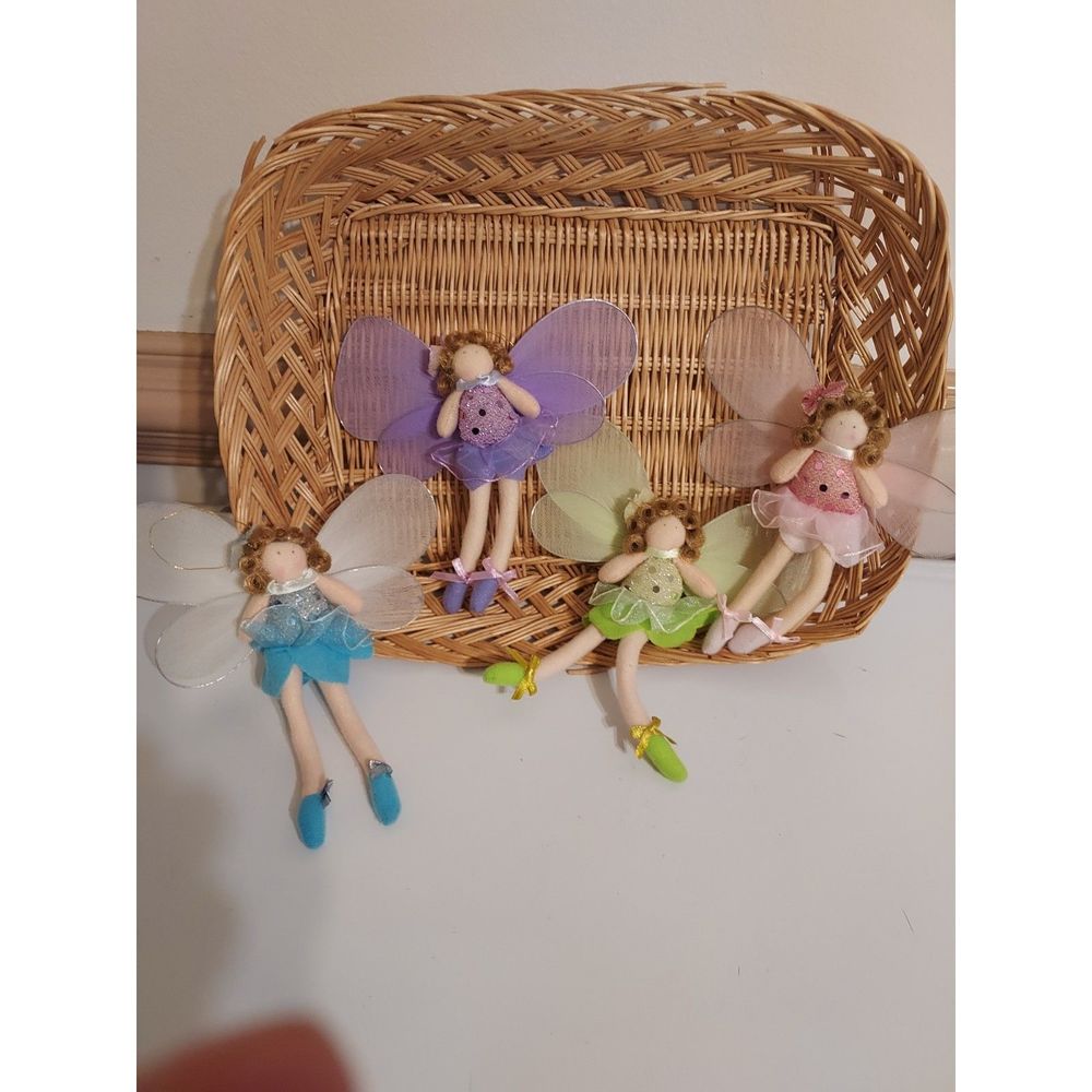 Christmas Ornaments Set of Four Fairies